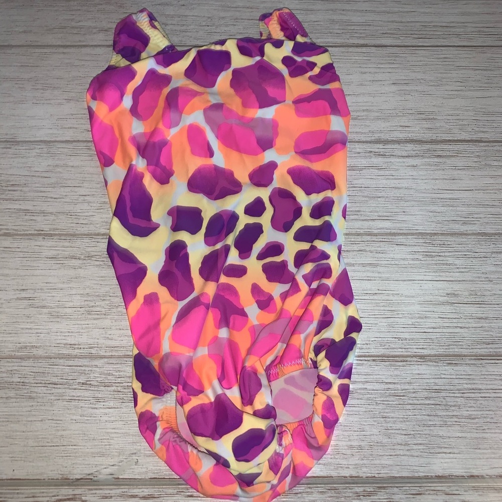 Animal print leotard